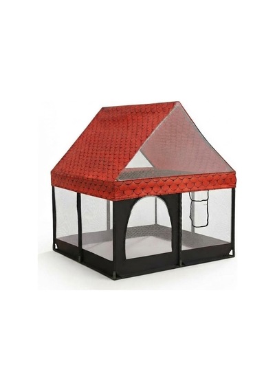 Missidea Siyah Çatılı Kare Bebek Ve Çocuk Oyun Alanı 120x120 Cm