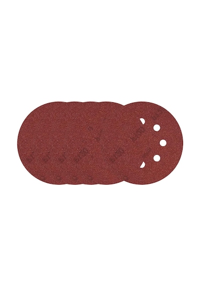 Sta32032 Zımpara, Kırmızı, 5 Adet, 80g 125 Mm