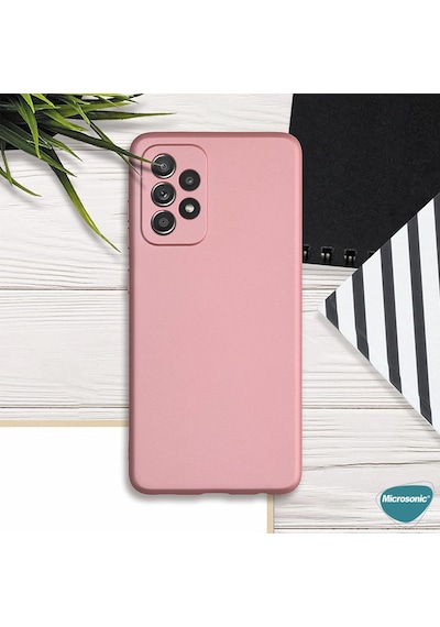 Microsonic Matte Silicone Samsung Uyumlu Galaxy A23 Kılıf