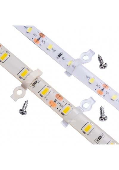 8 Mm Şerit Led Sabitleme Aparatı Vida Dahildir Ip20 50 Adet