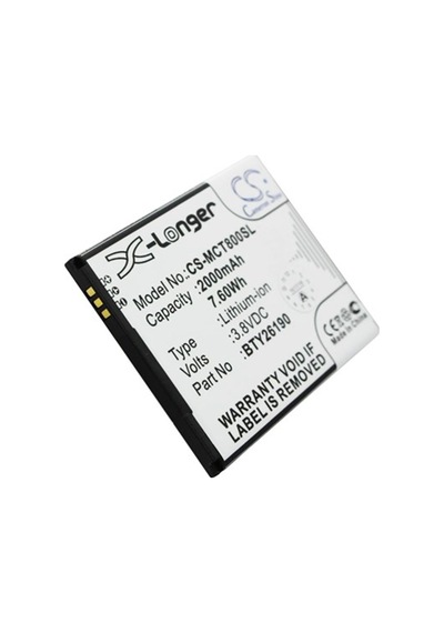 Mobıstel Cynus T8 Pil Bty26190 İçin Uygun Accucell Bir Kopyası Ol