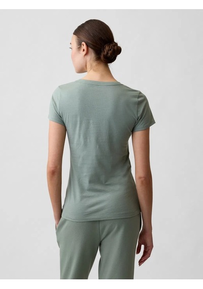 V-gap Ss Clsc Tee Yeşil
