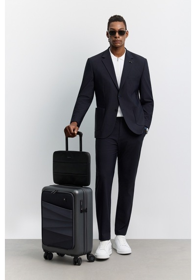 Avva Erkek Lacivert Mono Yaka Kırışmayan Teknik Kumaş Comfort Slim Fit Ceket A62y4009 Avva Erkek Lacivert Mono Yaka Kırışmayan Teknik Kumaş Comfort Slim Fit Ceket A62y4009