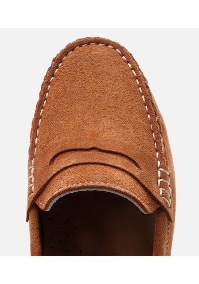 Hotiç Kadın Süet Deri Taba Günlük Loafer 01ayh306650a370 Taba