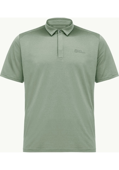 Jack Wolfskin Jack Wolfskın Erkek Delgamı Polo M Eucalyptus Polo T-shırt 1809801tr-133 Açık Yeşil