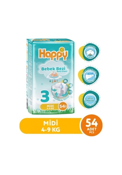 Happy Bebek Bezi Midi 3 No 54 Lü