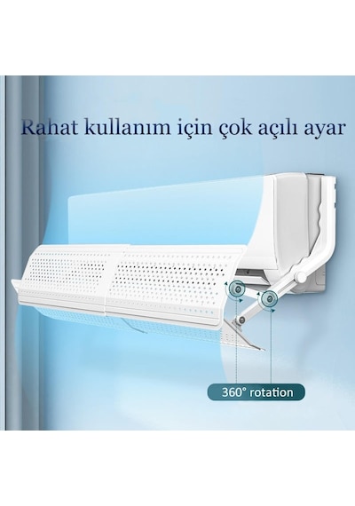 Evrensel Hava Klima Yönlendirme Aparatı Toz Geçirmez Filtre Arıtm