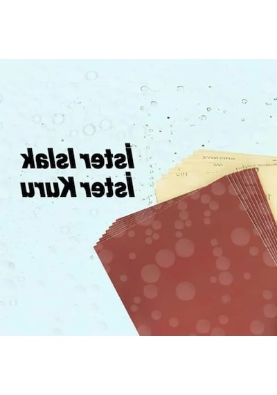 25 Li Su Zımparası Kağıdı Seti - 1000-3000 Kum Aralığı