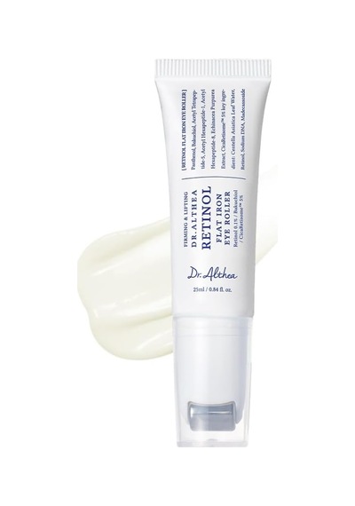 Retinol Flat Iron Eye Roller 25 Ml - Retinol, Bakuchiol, Peptit İçeren Kırışıklık Karşıtı Göz Serumu