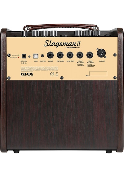 Nux Stagemanıı Stageman Iı Akustik Gitar Amfisi Üst Segment - Şarj Edilebilir 80 Watt Güç, Çift Kanal Mikrofon Ve Enstrüman , Bluetooth 5.0, Dahili Loop Ve Drum Machine Ölçüler: 310 X 280 X 328 Mm Nux Stagemanıı Stageman Iı Akustik Gitar Amfisi Üst Segment - Şarj Edilebilir 80 Watt Güç, Çift Kanal Mikrofon Ve Enstrüman , Bluetooth 5.0, Dahili Loop Ve Drum Machine Ölçüler: 310 X 280 X 328 Mm