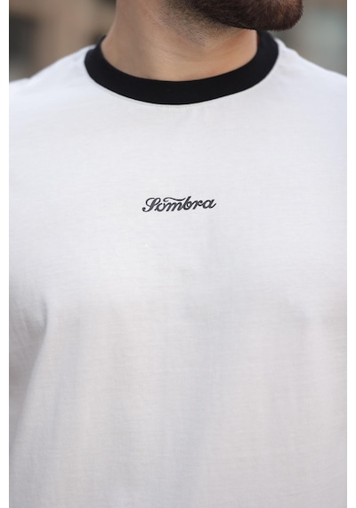 Madmext Ekru Baskılı %100 Pamuklu Erkek T-shirt E7135 Ekru