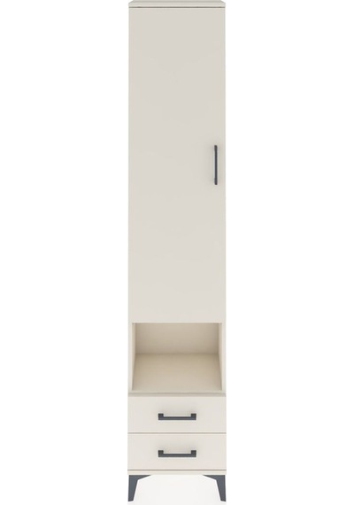 Arges Dolap 5 Raflı 2 Çekmeceli Tek Kapaklı 44x30x221 Aytaşı-... Aytaşı