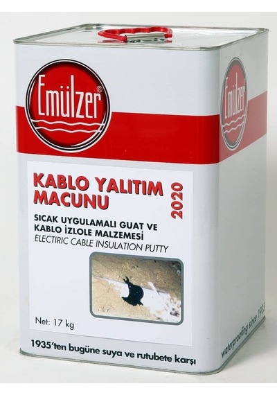 Emülzer Kablo Yalıtım Macunu 17 Kg / Metal Kutu