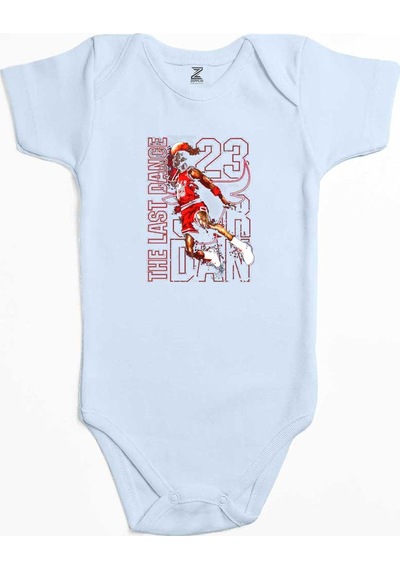 Zepplin Giyim Chicago Bulls The Last Dance Mavi Bebek Body Zıbın
