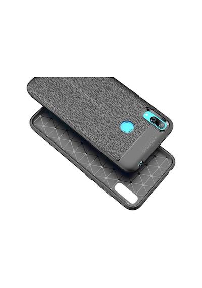 Huawei Y7 Prime 2019 Kilif Deri Görünümlü Korumali Niss Silikon 409282991