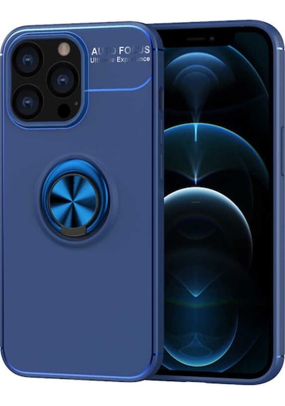 Apple Uyumlu iPhone 14 Pro Max Kılıf Zore Ravel Yüzüklü Silikon Kılıf