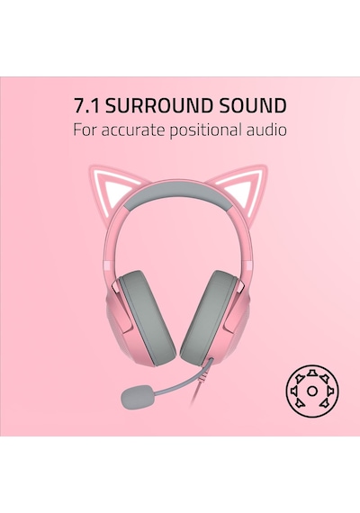 Razer Kraken Kitty V2 RZ04-04730200-R3M1 Kablolu RGB Kulak Üstü Kulaklık