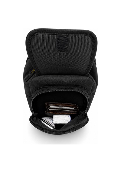 Sanmorris Seventeen Unisex Büyük Boy Hafif Ve Dayanıklı Çapraz Askılı Body Bag Siyah-sarı