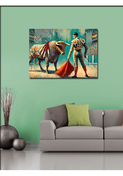 Kanvas Tablo Matador Ve Cesaret