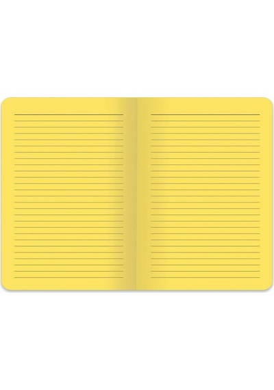 Keskin Color Hisli Şeyler A5 80 Yp. Renkli Sayfa Sarı Çizgili Defter 500641-99