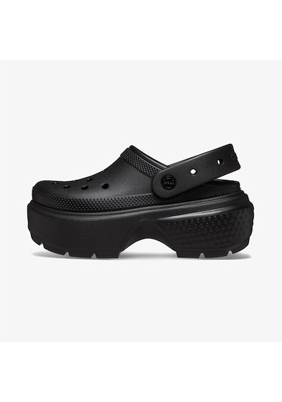 Crocs Stomp Kadın Siyah Terlik Düz 209347 Siyah