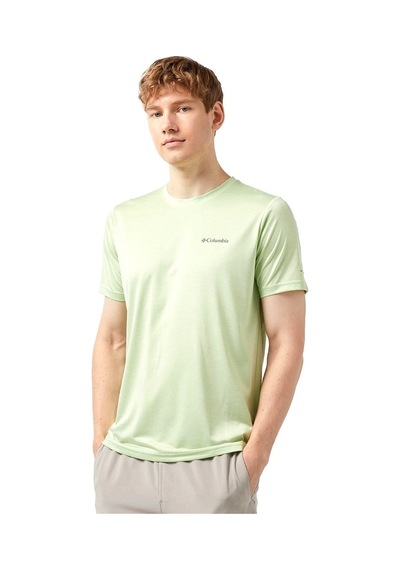 Columbia Ao1419 Columbia Hike Crew Erkek T-shirt-28591 Yeşil