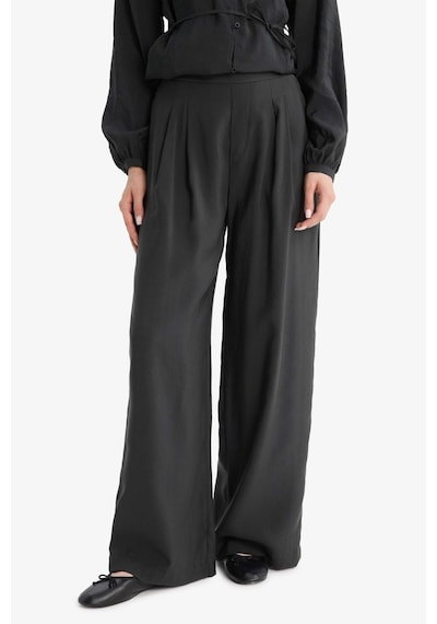 Defacto Wide Leg Geniş Paça Modal Pantolon F5246ax25auar214 Antrasit