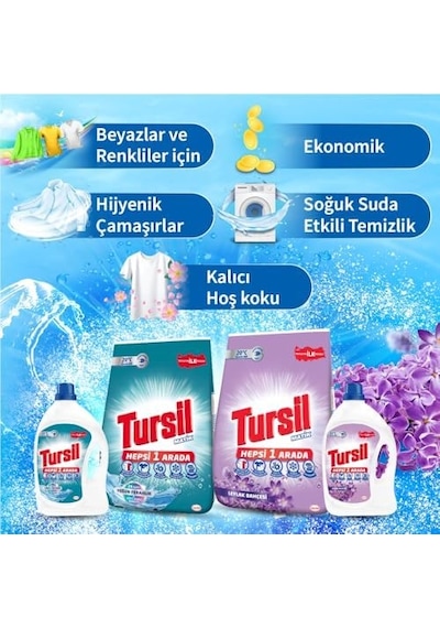 Yoğun Ferahlık Beyazlar Ve Renkliler Hepsi1arada Toz Çamaşır Deterjanı 6kg