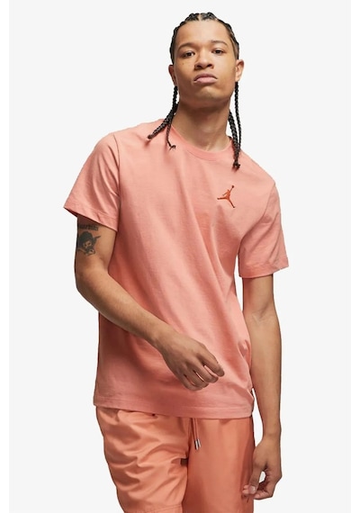 Nike Air Jordan Jumpman Ss Crew Mens Erkek Günlük Tişört Turuncu