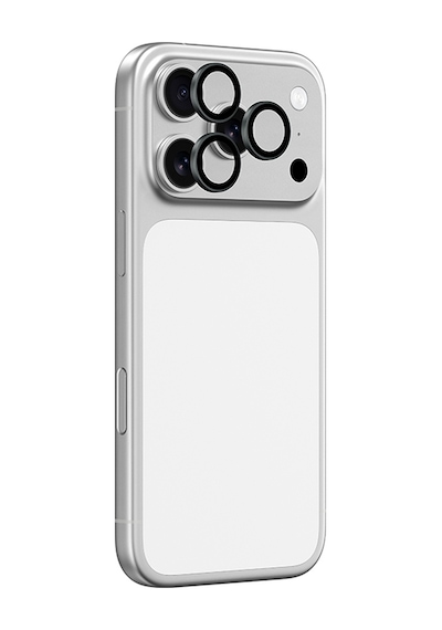 Apple Uyumlu iPhone 17 Pro Amazingthing Anti Reflective Kamera Lens Koruyucu Uygulama Aparatlı Siyah