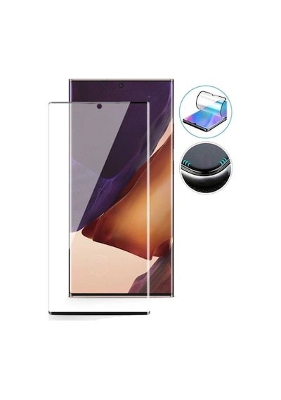 Samsung Galaxy Note 20 Screen Protector 9d Kavisli Şeffaf Polymer Nano Ekran Koruyucu