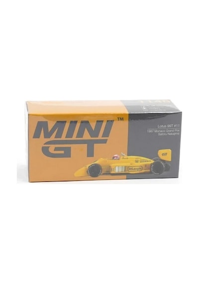 1987 Monaco Gp Satoru Nakajima Lotus 99t 1/64 Olcek Model Arac - Tekli Kutu Bx-313346 Çok Renkli