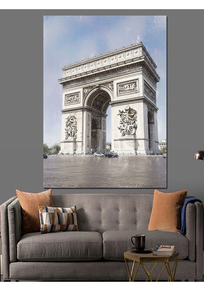 Ahşap Tablo Paris Tarihi Eser