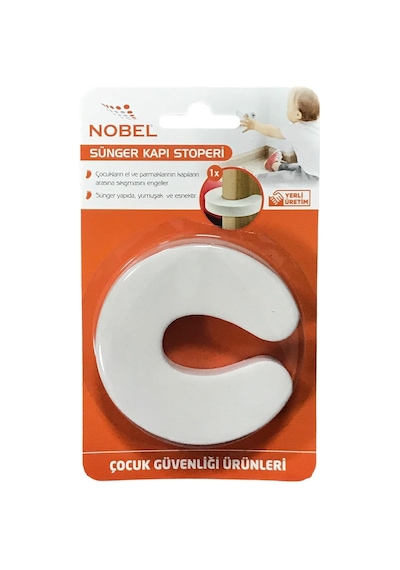 Nobel Bebek Çocuk Güvenliği İçin Sünger Kapı Stoperi Çok Renkli