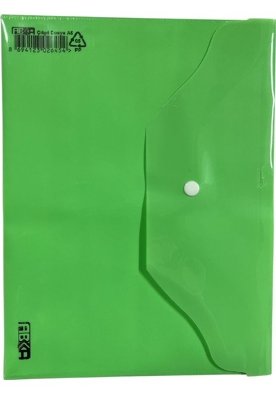 Abka A5 Çıtçıtlı Dosya-yeşil
