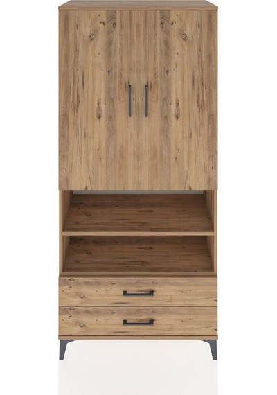 Hyperion Dolap 3 Raflı 2 Çekmeceli Tek Askılı 88x44x195 Çam-çam Çam Hyperion Dolap 3 Raflı 2 Çekmeceli Tek Askılı 88x44x195 Çam-çam Çam