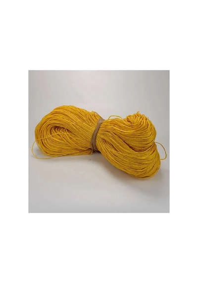 Sarı Renk Çile Kağıt İp Çanta Ipi Supla Ipi No: 59 - 550-600 Gr