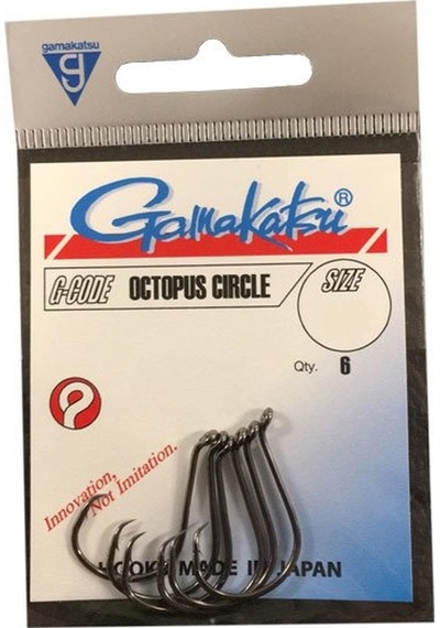GAMAKATSU Octopus Circle No:2/0 Olta İğnesi 1/6