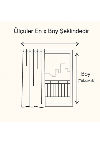Gencer Home Balkon Perdesi Kuş Gözü Ölçü Seçenekli Gri Beyaz Gri