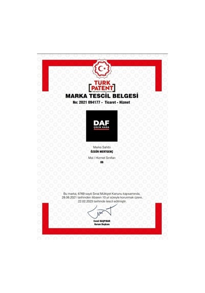 56 Cm 100 Kg Daf Çelik Para Kasası Anahtarlı