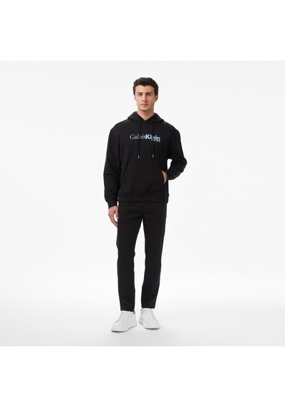 Calvin Klein Terry Cursive Graphic Erkek Siyah Sweatshirtlv04ld241g