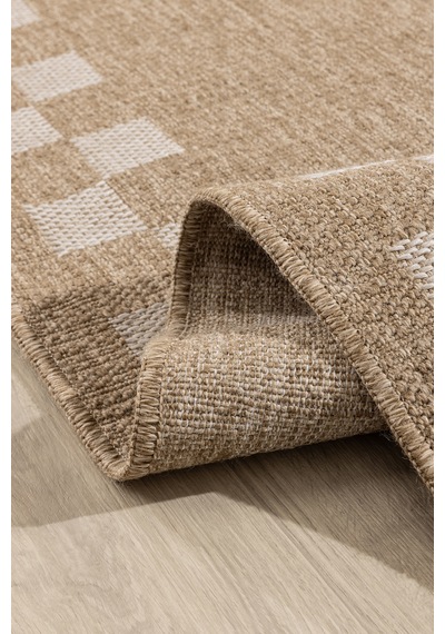 Koza Halı Fibra Natural Krem Halı Kilim Salon Oturma Odası Yolluk Yatak Oda Natural Beyaz
