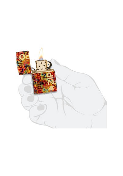 Zippo 48458 Zippo Design Çakmak Çok Renkli