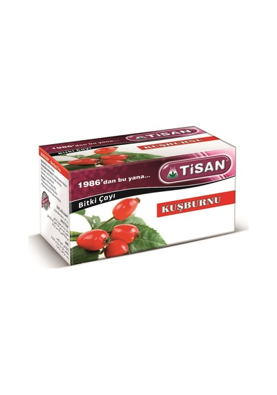 Tisan Kuşburnu Bitki Süzen Poşet Çay 20 x 2.5 G