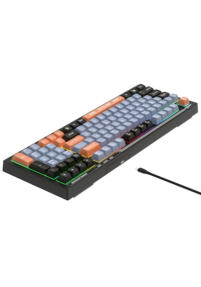 Everest KB-98 Silent Sessiz Rainbow Q Membrane Klavye