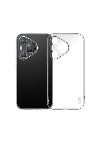 Kvy Huawei Pura 70 Kamera Korumalı Süper Silikon Kılıf Şeffaf