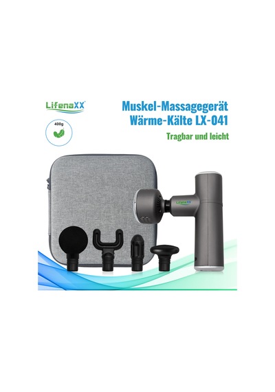 Lifenaxx Kas Masajı Sıcak-soğuk Terapisi Pro Lx-041 - 6 Seviyede Isıtma Fonksiyonlu Ve Soğuk Fonksiyonlu Masaj Tabancası, 5 Masaj Başlığı, 2000mah Pil Ömrü Lifenaxx Kas Masajı Sıcak-soğuk Terapisi Pro Lx-041 - 6 Seviyede Isıtma Fonksiyonlu Ve Soğuk Fonksiyonlu Masaj Tabancası, 5 Masaj Başlığı, 2000mah Pil Ömrü