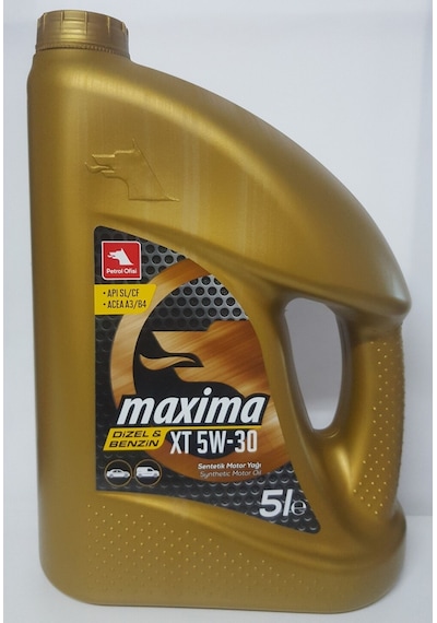 Petrol Ofisi Maxima XT 5W-30 Sentetik Motor Yağı 5 L