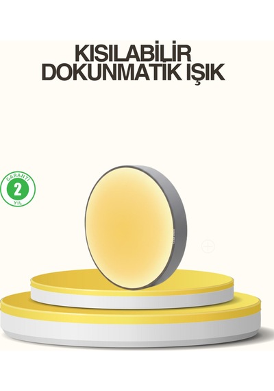Hareket Algılayan Led Gece Lambası Mıknatıslı Duvar Montajlı - Sarı