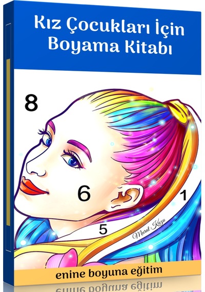 Kız Çocukları İçin Boyama Kitabı